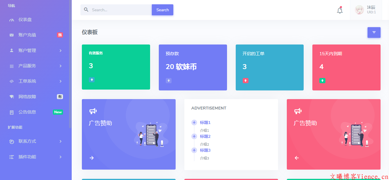 【投稿】原创双布局Flatten SWAPIDC模板